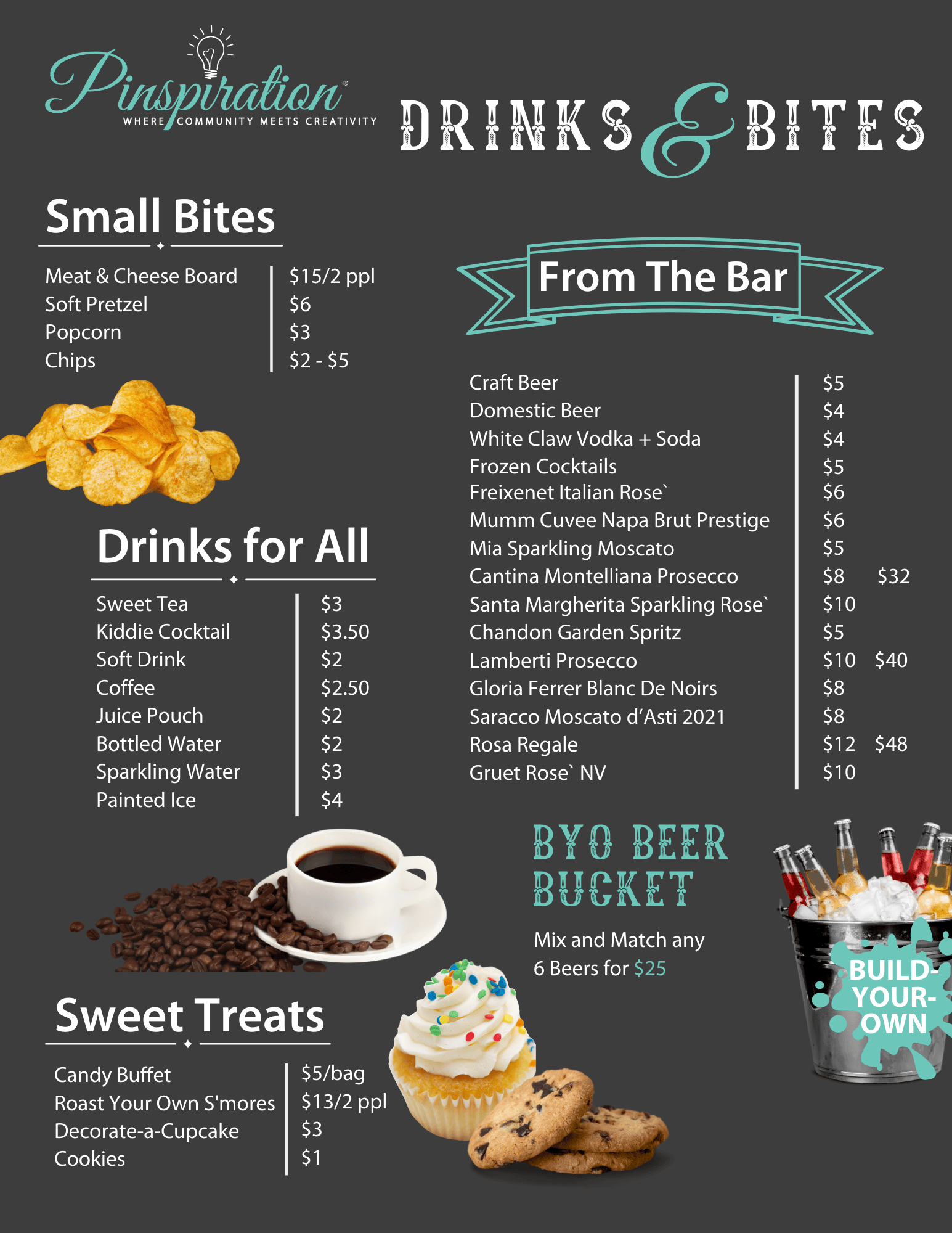 the Shoals, AL-Menu